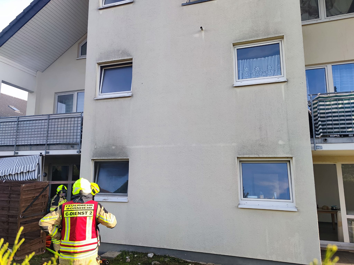 Küchenbrand iin der Knippstraße