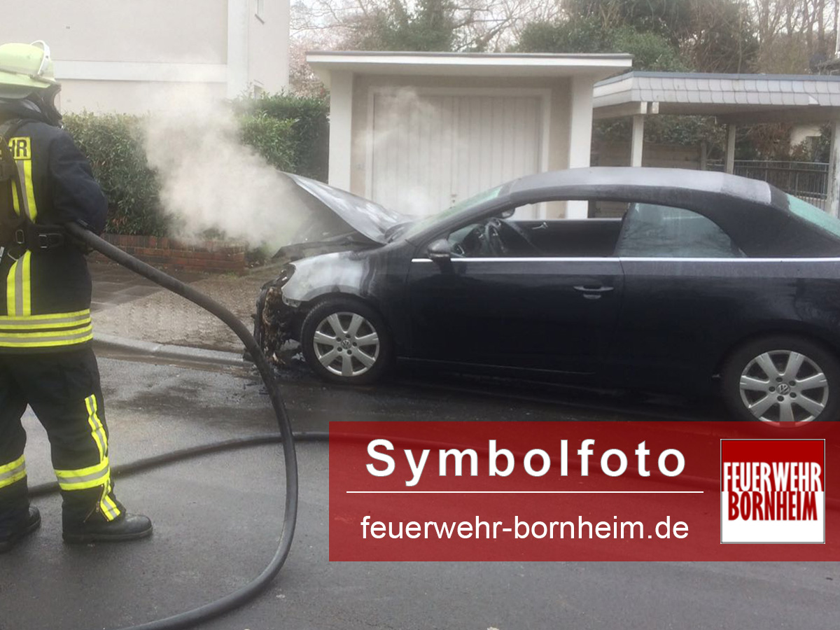 Symbolfoto PKW Brand